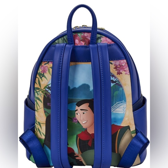 Loungefly Disney Mulan Castle Light Up Mini Backpack - Picture 3 of 5